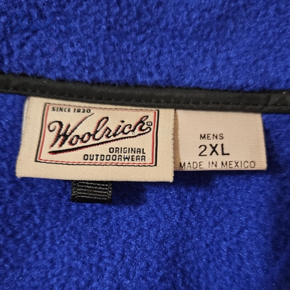 Woolrich Fleece Polartec Zippered Vest - Picture 6 of 6